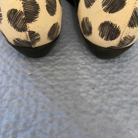 Cloud Footwear Polka Dot Loafers - Black and Cream - Picture 7 of 10